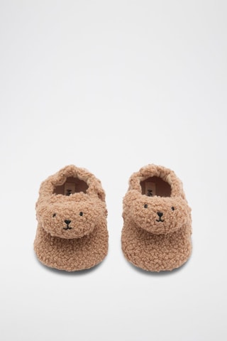 Chaussons ours - Beige