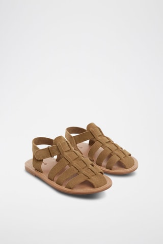 Sandales Méduse cuir - Sable