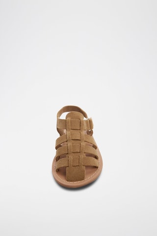 Sandales Méduse cuir - Sable