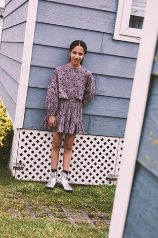 Bottines métallisées zippées - Argenté