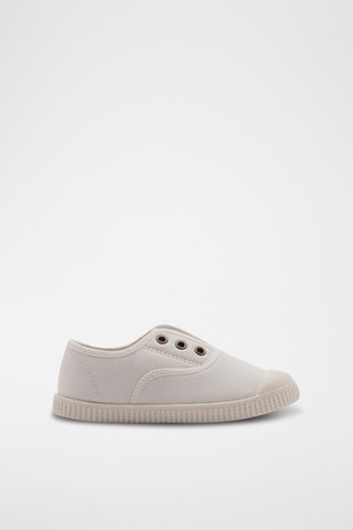 Baskets empiècements élastiques - Blanc