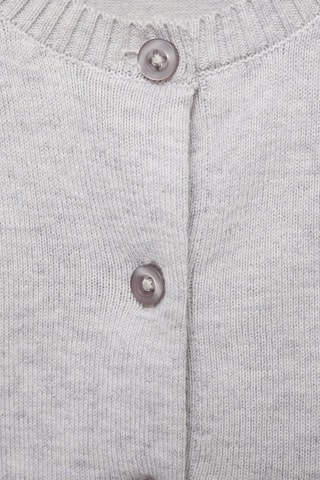 Cardigan maille coton - Gris clair chiné