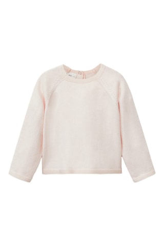 Pull-over maille coton - Rose