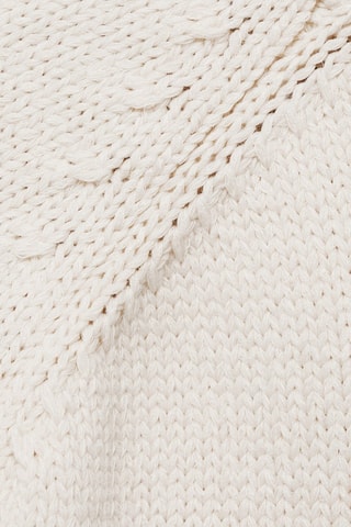 Pull-over maille coton - Ivoire