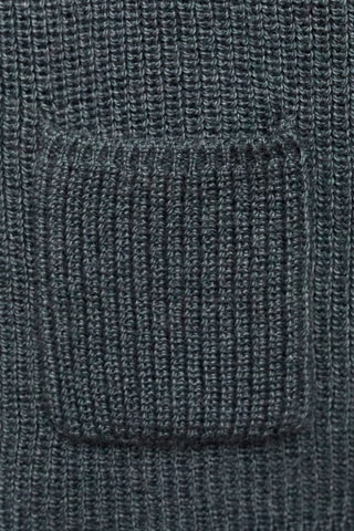 Cardigan poches côtés - Bleu pétrole