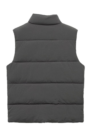 Gilet matelassé poches - Gris