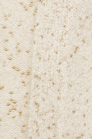 Cardigan maille ajourée - Écru