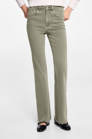 Pantalon flare - Vert