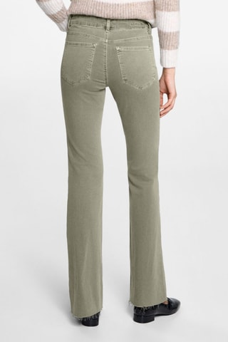 Pantalon flare - Vert