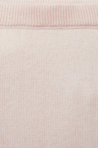 Pantalon à pieds maille coton - Rose