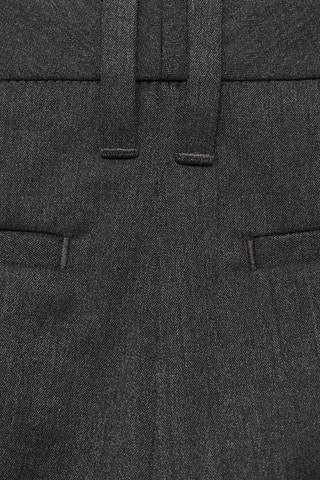 Pantalon skinny crop - Gris foncé chiné