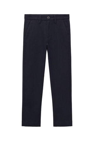 Pantalon chino coton - Bleu marine