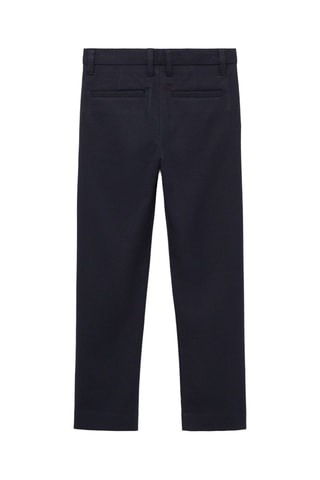 Pantalon chino coton - Bleu marine
