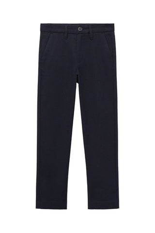 Pantalon chino coton - Bleu marine