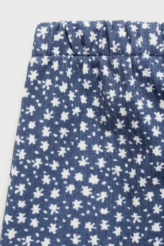 Pantalon flare imprimé - Bleu