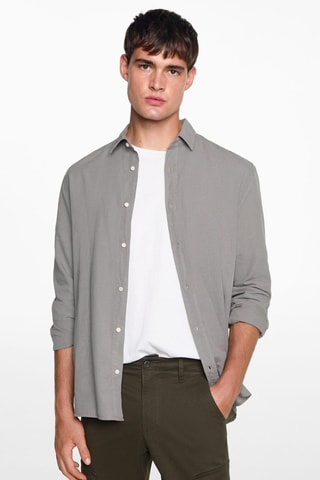 Pantalon cargo coton - Vert