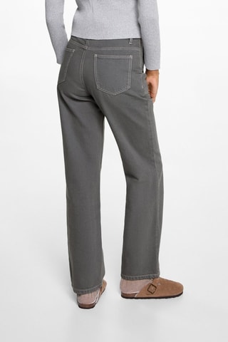 Pantalon droit poches - Bleu