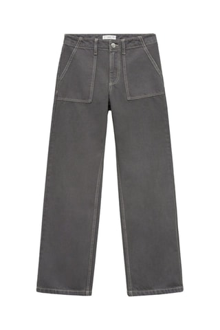 Pantalon droit poches - Bleu