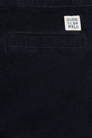 Pantalon velours côtelé doublé - Bleu marine