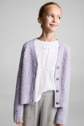 Jupe-culotte maille - Gris chiné