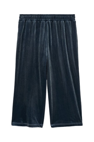 Jupe-culotte velours - Bleu