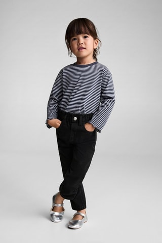 Jean paperbag - Noir