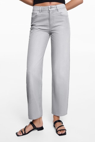 Jean regular-fit métallisé - Gris