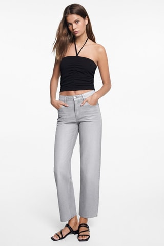 Jean regular-fit métallisé - Gris