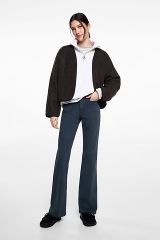 Jean flare poches - Bleu marine