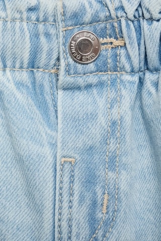 Jean paperbag - Bleu clair