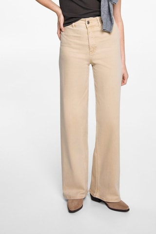 Jean wide leg - Beige