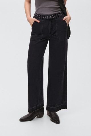 Jean wide leg - Noir