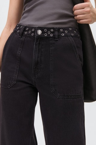 Jean wide leg - Noir