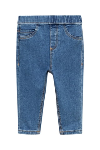 Jean taille élastique - Bleu