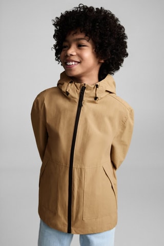 Parka capuche - Sable