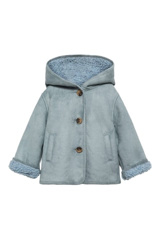 Manteau double face - Bleu