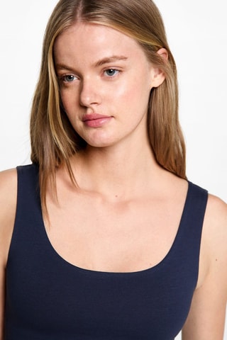 Crop top de sport - Bleu marine