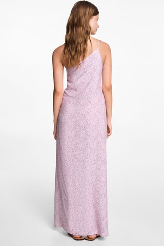 Robe asymétrique imprimée - Lilas