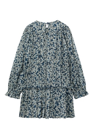 Robe à fleurs - Vert