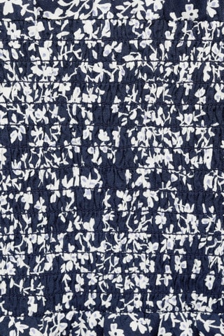 Robe à fleurs - Bleu marine