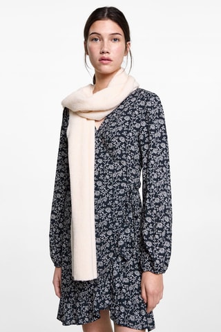 Robe à fleurs - Bleu marine