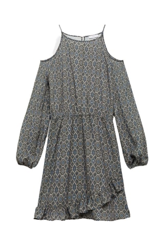 Robe courte épaules dénudées - Kaki