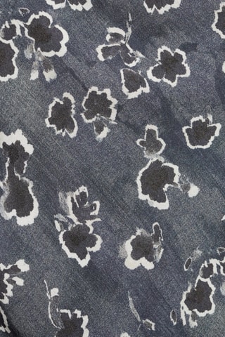 Robe imprimée - Gris foncé