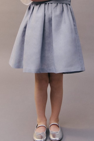 Robe jupe contrastante - Blanc