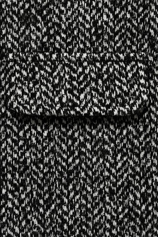 Robe chasuble maille chevrons - Noir