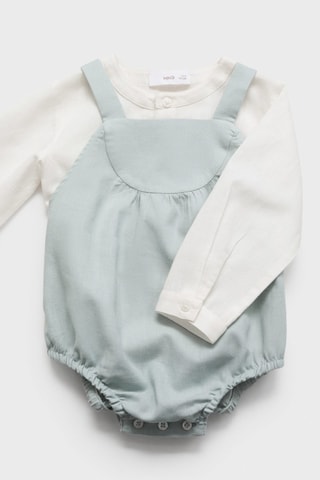 Chemise coton et lin - Blanc cassé