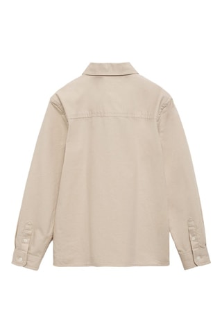 Chemise regular fit coton - Ivoire