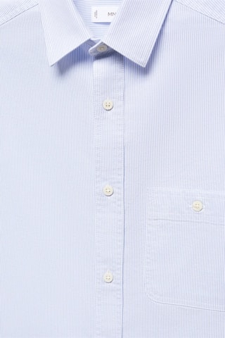 Chemise oxford en coton - Bleu
