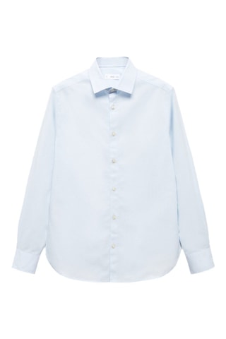 Chemise oxford en coton - Bleu