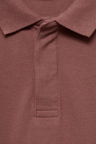 Polo détail brodé - Bordeaux